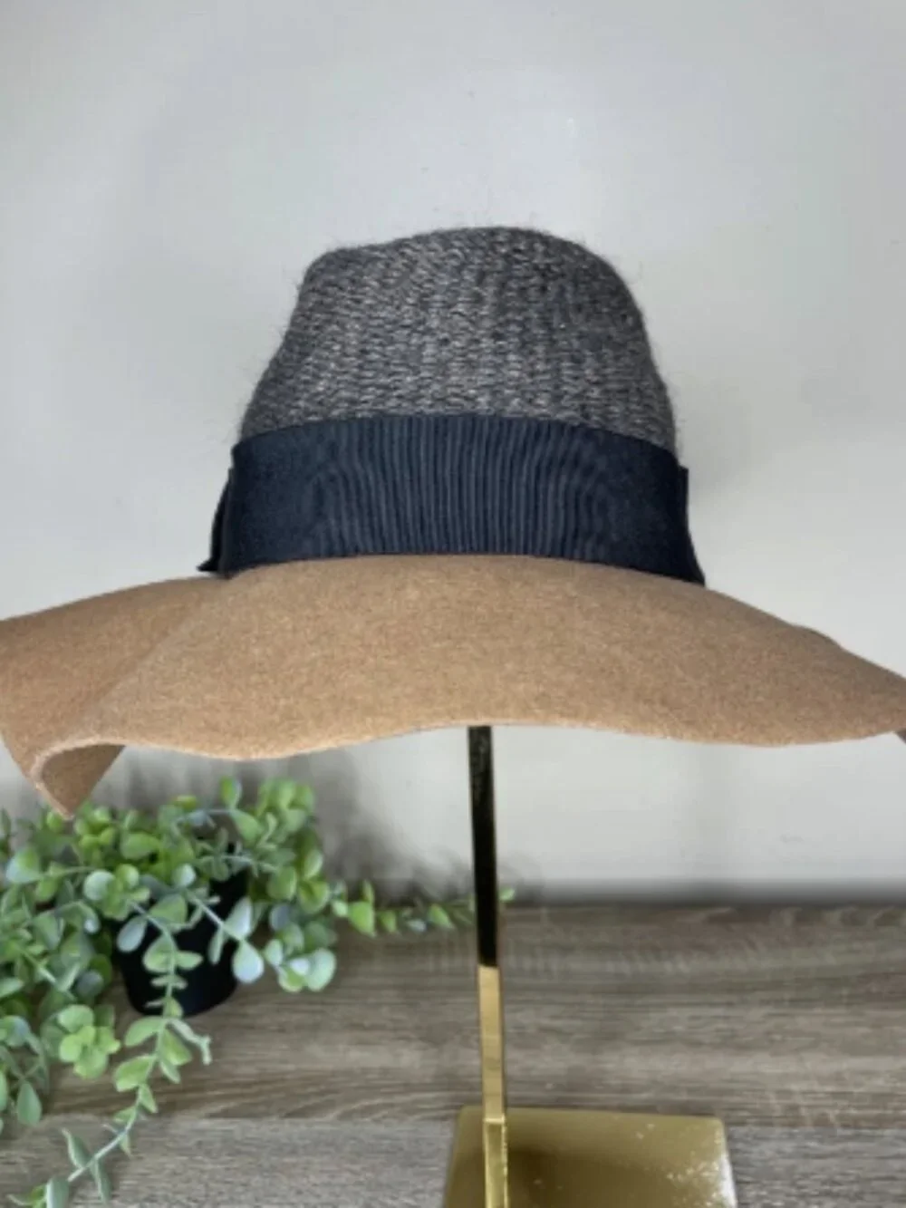 Maison Michel Bettina Wool Mohair Wide Brim Fedora